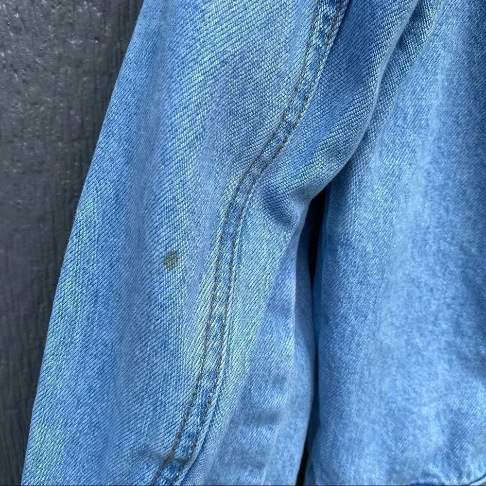 Forever 21 Distressed Jean Jacket S - Picture 11 of 12